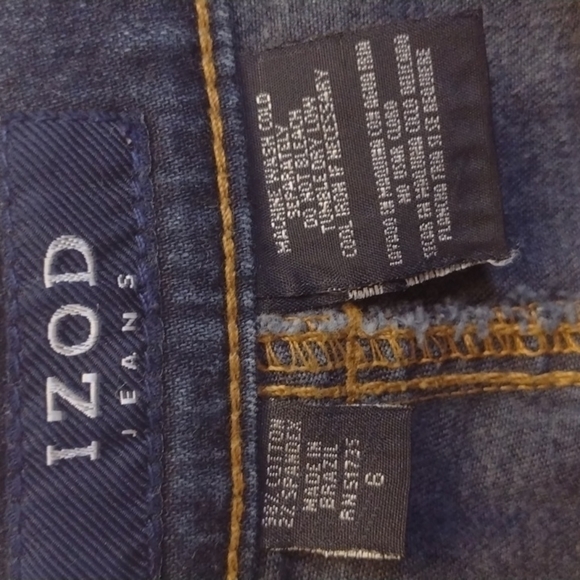 𝅺IZOD Knee-Length Denim Skirt, Size 6 - Picture 4 of 4
